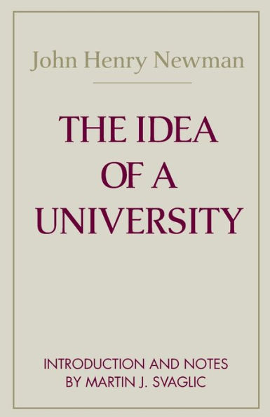 The Idea of a University / Edition 1