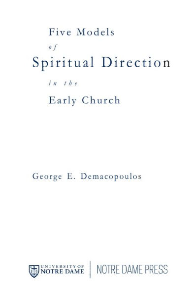 Five Models of Spiritual Direction the Early Church