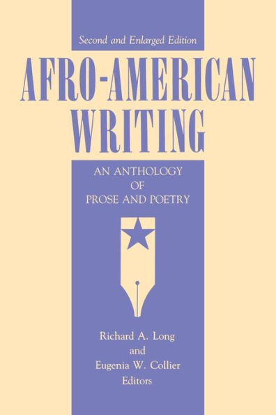 Afro-American Writing: An Anthology of Prose and Poetry