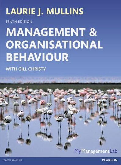 Management & Organisational Behavoiur, 10th edition