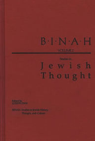 Title: Binah: Volume II; Studies in Jewish Thought, Author: Joseph Dan