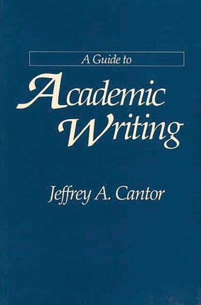 A Guide to Academic Writing / Edition 1