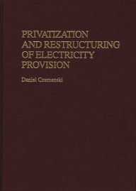 Title: Privatization and Restructuring of Electricity Provision, Author: Daniel Czamanski