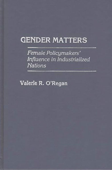 Gender Matters: Female Policymakers' Influence in Industrialized Nations