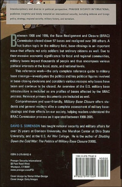 Military Base Closure: A Reference Handbook