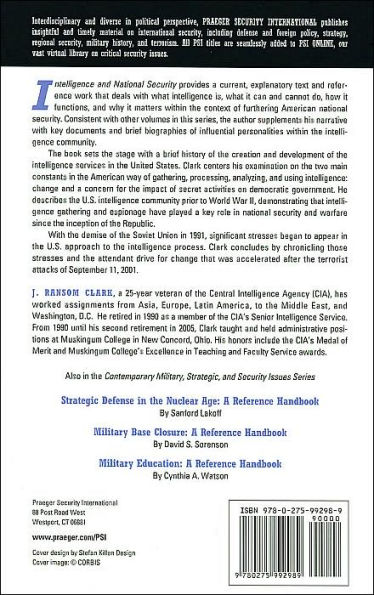 Intelligence and National Security: A Reference Handbook