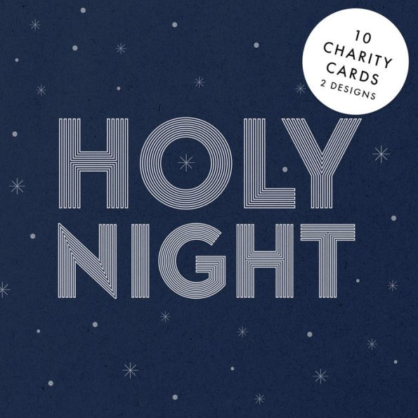 SPCK Charity Christmas Cards with Bible Verse, Pack of 10, 2 Designs: Bold Typography