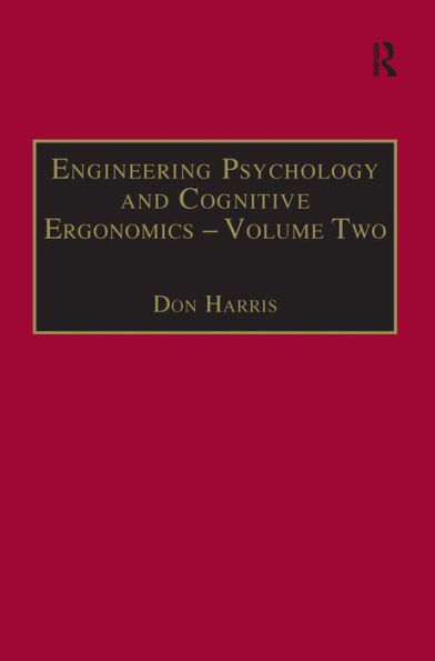 Engineering Psychology and Cognitive Ergonomics: Volume 2: Job Design and Product Design / Edition 1