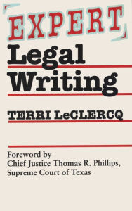 Title: Expert Legal Writing, Author: Terri LeClercq