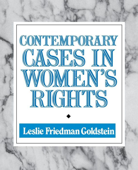 Contemporary Cases in Women's Rights / Edition 1