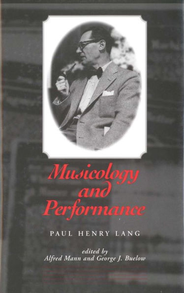 Musicology and Performance