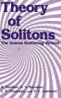 Theory of Solitons: The Inverse Scattering Method / Edition 1