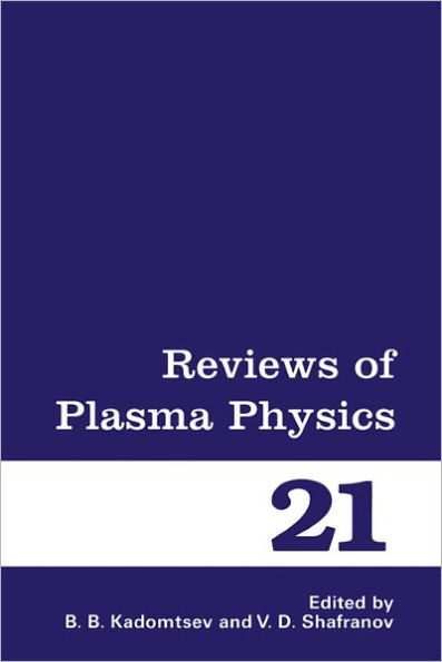 Reviews of Plasma Physics / Edition 1