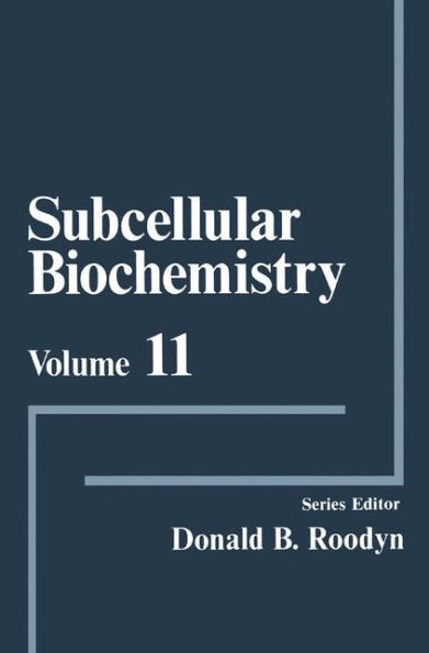 Subcellular Biochemistry / Edition 1