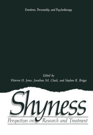 Title: Shyness: Perspectives on Research and Treatment / Edition 1, Author: Warren H. Jones