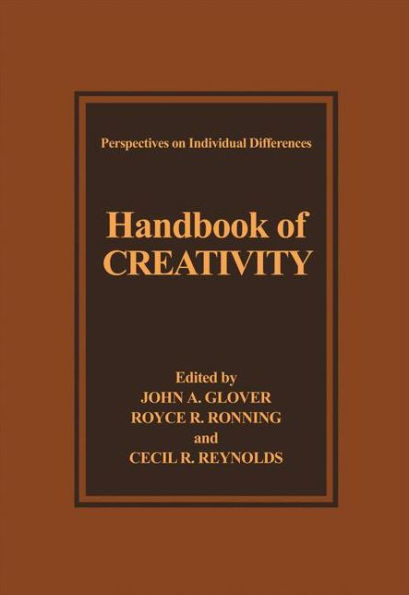 Handbook of Creativity / Edition 1