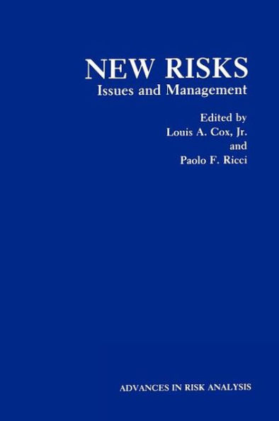 New Risks: Issues and Management