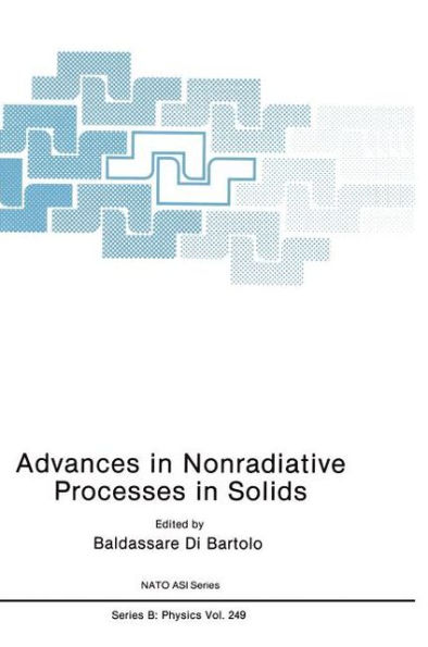 Advances in Nonradiative Processes in Solids / Edition 1