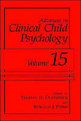 Advances in Clinical Child Psychology: Volume 15