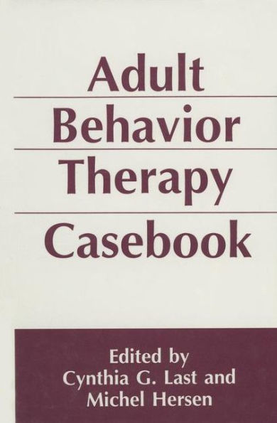 Adult Behavior Therapy Casebook