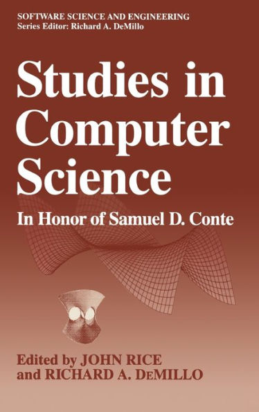 Studies in Computer Science: In Honor of Samuel D. Conte