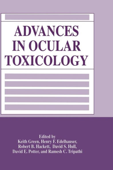 Advances in Ocular Toxicology / Edition 1