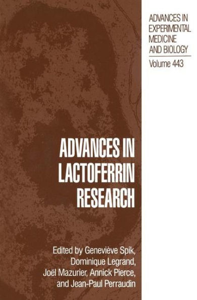 Advances in Lactoferrin Research / Edition 1