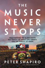 Ebooks download forum rapidshare The Music Never Stops: What Putting on 10,000 Shows Has Taught Me About Life, Liberty, and the Pursuit of Magic by Peter Shapiro, Dean Budnick ePub DJVU (English Edition) 9780306845185