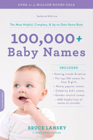 Title: 100,000+ Baby Names: The Most Helpful, Complete, & Up-to-Date Name Book, Author: Bruce Lansky