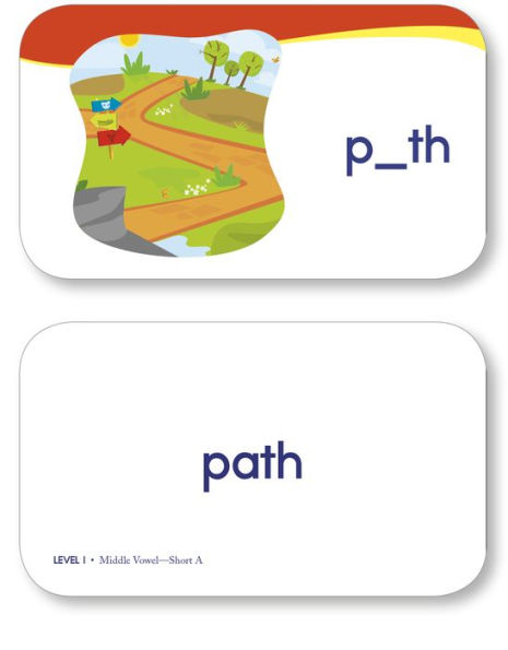 Kindergarten Spelling Flashcards