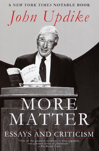 More Matter: Essays and Criticism