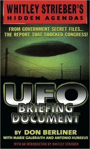 Title: UFO Briefing Document: The Best Available Evidence, Author: Don Berliner