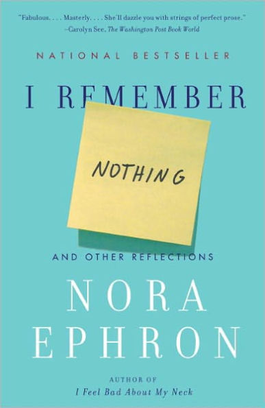 I Remember Nothing: And Other Reflections