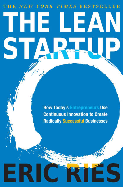 The Lean Startup book cover by Eric Ries