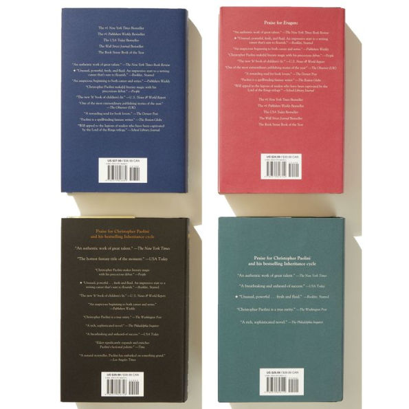 The Inheritance Cycle 4-Book Hard Cover Boxed Set (Eragon, Eldest, Brisingr, Inheritance)
