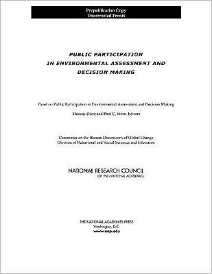 Public Participation in Environmental Assessment and Decision Making
