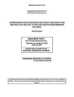 Approaches for Ecosystem Services Valuation for the Gulf of Mexico After the Deepwater Horizon Oil Spill: Interim Report