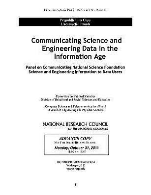 Communicating Science and Engineering Data in the Information Age