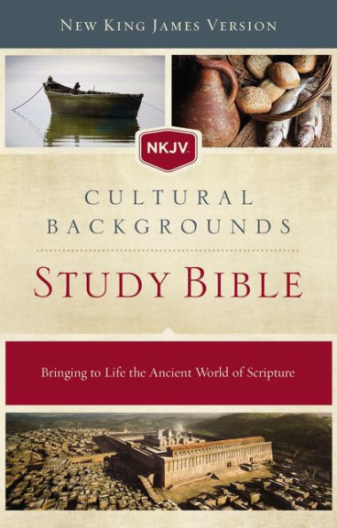 NKJV, Cultural Backgrounds Study Bible, Hardcover, Red Letter: Bringing to Life the Ancient World of Scripture