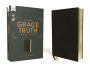 NASB, The Grace and Truth Study Bible (Trustworthy and Practical Insights), European Bonded Leather, Black, Red Letter, 1995 Text, Comfort Print