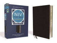 Title: NIV Study Bible, Fully Revised Edition (Study Deeply. Believe Wholeheartedly.), Large Print, Bonded Leather, Black, Red Letter, Comfort Print, Author: Zondervan