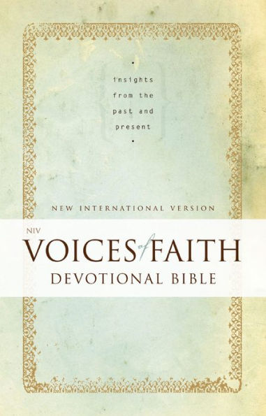 NIV, Voices of Faith Devotional Bible: Insights from the Past and Present