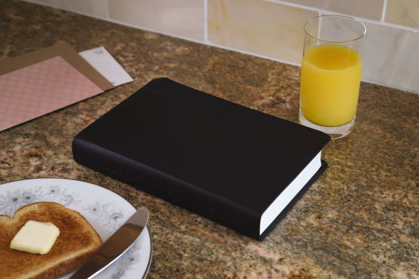 NIV, ReadEasy Bible, Large Print, Leathersoft, Black, Red Letter