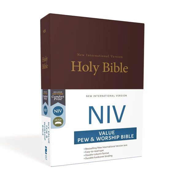 NIV, Church Bible (Value Pew Bible), Hardcover