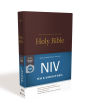 NIV, Pew and Worship Bible, Hardcover, Burgundy, Comfort Print