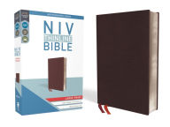 Title: NIV, Thinline Bible, Large Print, Bonded Leather, Burgundy, Red Letter, Comfort Print, Author: Zondervan