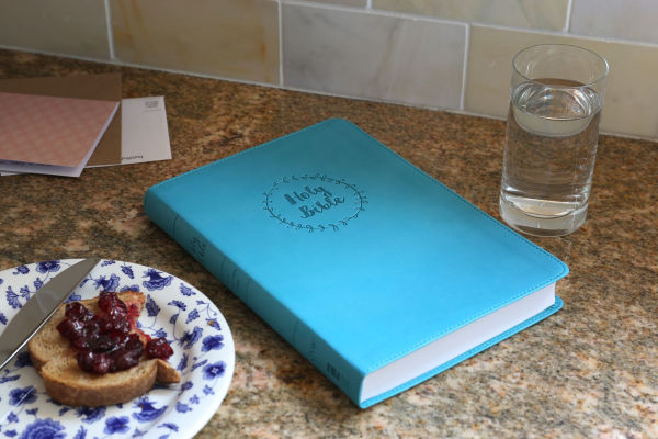 NIV, Value Thinline Bible, Large Print, Leathersoft, Teal, Comfort Print