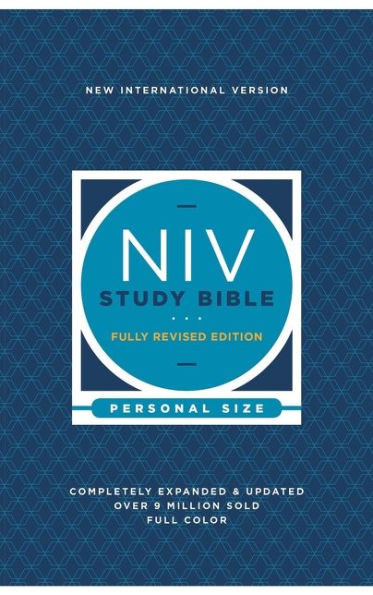 NIV Study Bible, Fully Revised Edition (Study Deeply. Believe Wholeheartedly.), Personal Size, Paperback, Red Letter, Comfort Print