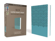 Title: NIV, Super Giant Print Reference Bible, Leathersoft, Teal, Red Letter, Comfort Print, Author: Zondervan