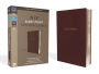 NIV, Reference Bible, Giant Print, Leather-Look, Burgundy, Red Letter, Comfort Print